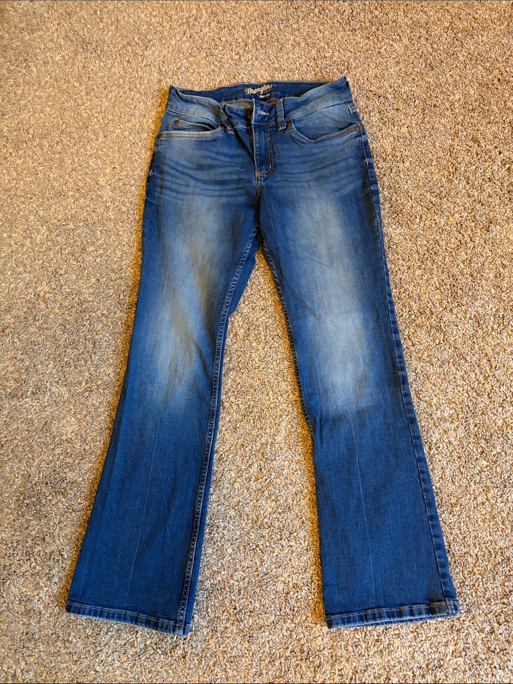 Women's Wrangler Blue Bootcut Jeans